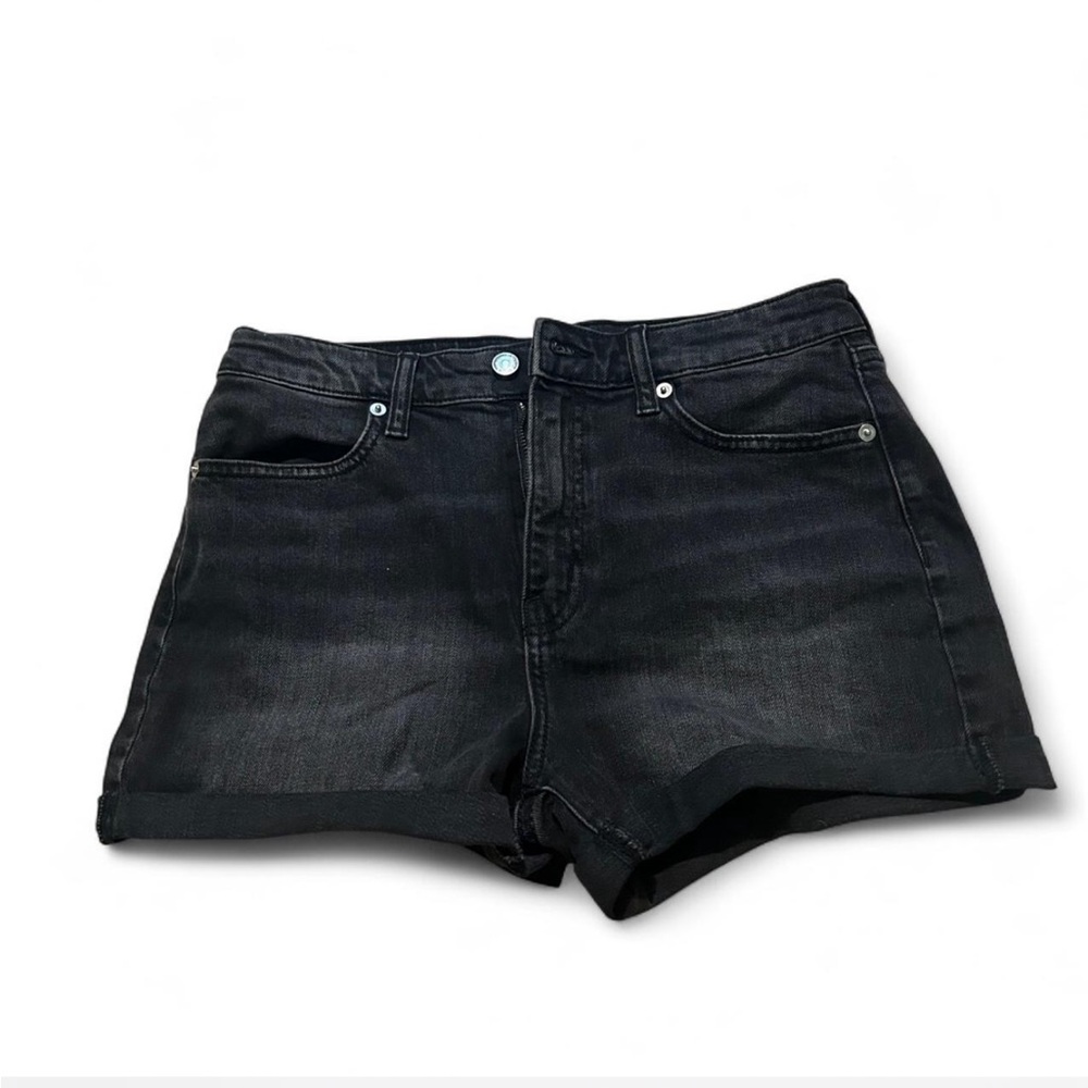 Wild Fable Black Jean Shorts Distressed Cut-Off